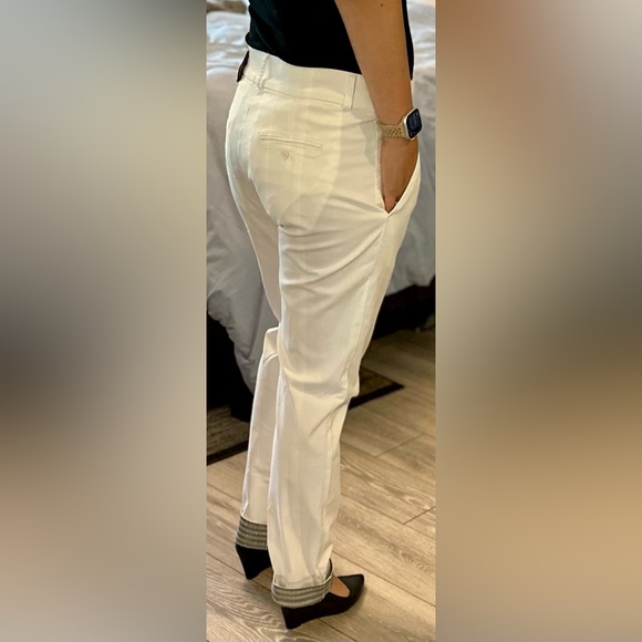 Escada Sport White Straight Leg Pants - Made in Italy - Picture 2 of 11